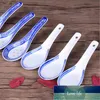 China Chinese Style Ceramic Spoon Blue And White Soup Spoons Porcelain Ceramics Kitchen Tableware