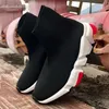 Yeni Hız Trainer Rahat Ayakkabılar Üçlü Siyah Kırmızı Beyaz Yeşil Parti Streç Örgü Erkek Kadın Platformu Jogging Çorap Sneakers Moda Çorap Ayakkabı # 2022 #