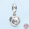 Summer New Firefly Turtle Pink Murano Glass Flamingo Ssilver 925 Pendant Beads Adequado Fit Pandora pulseira DIY Joias Mulheres Gift318v