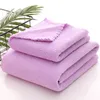 Coral Fleece Bath Face Cleaning Handduk Mikrofiber Child Gift Soft Absorberande Face Handduk Set av 2st