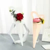Valentinstag Blume Verpackungsboxen Single Rose Bouquet Whiting Wedding Floral Geschenkbeutel