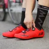 Upline VTT Chaussures de Cyclisme Hommes Sport Route Taquet Route Dirt Bike Vitesse Plat Sneaker Course Femmes Vélo Montagne Spd Biking Footwear