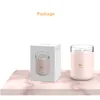 280ml Ultrasonic Air Humidifier Vela Romântico Light Macio Usb Difusor de Óleo Essencial Do Purificador Aroma Anon Mist fabricante 210724