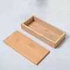 Cool Natural Wood Portable Dry Herb Tobacco Cigarette Cigar Smoking Stash Case Storage Box Container Innovative Design Magnet Cover High Quality DHL Free