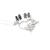 Örhängen Halsband Kvinnors Hål Hål Kärlek Zircon Dragonfly Par Rostfritt Stål Hängande Förlovnings Smycken