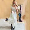 Foridol Lace Up Vintage Yellow Summer Maxi Drwomen Krótki Rękaw Kwiatowy Druku Boho Wakacje Francuski Styl Długi DROBE 2021 x0621