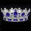 Luxuries Crystal Flower Tiara Crown Coiffe Prom Queen King Couronne pour diadèmes et couronnes de mariage Accessoires de bijoux de cheveux X0625