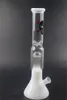 Witte glazen watergrenzen met schedelpatroon olie dab rigs waterpijp met kommen shisha roken accessoires