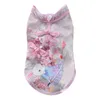 Vêtements pour chiens vêtements pour animaux de compagnie robes pour jupe d'été Tang costume chinois Cheongsam costume vêtements mignon vêtements 2021