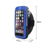 Running gym mobile phone arm bag card pocket men and women universal outdoor waterproof sports zipper armband bags