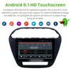Lecteur Android 9 pouces dvd GPS Radio de voiture avec USB pour Tiago Nexon-2019 écran tactile HD WIFI Bluetooth prise en charge SWC DVR Carplay