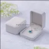 Scatole per gioielli Packaging Display Veet Solo per collane con ciondolo Astucci per matrimoni Regalo in consegna drop nero 2021 0Ocm6