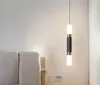 LED Kolye Işık Lambası Çift Kaynaklar Parlaklık Yukarı ve Aşağı Droplight Fikstürü Mutfak Adası Yemek Odası Mağazası Bar Sayacı Dekorasyon