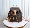 Montsouris Sac à dos vintage Noir Cuir de vachette gaufré Luxurys Designers Sacs Duffle Bag sac à dos design M45205