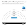 Balance de poids sans fil Bluetooth Balance de graisse corporelle Composition électronique intelligente de l'IMC Analyseur précis App Compatible Bluetooth H1229
