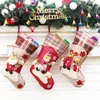 NewChristmas Hanging Sokken Mooie Gift Bag Doll Models Cartoon Santa Claus Snowman Big Stocking Party Nieuwjaar levert EWF6006