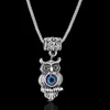 Turks Blue Evil Eye Hangers Kettingen Voor Dames Olifant Butterfly Owl Hanger Choker Sleutelbeen Ketting Meisjes Sieraden Good Luck G1206