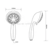 Wholesale High Quality Bathroom Seven Function Handheld Round Shower Head Water Saving Hand Held Shower In Chrome H1209