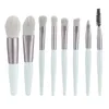 8-teiliges Make-up-Pinsel-Werkzeug-Set für Kosmetik, Puder, Lidschatten, Augenbrauen, Foundation, Rouge, Blending, Schönheits-Make-up-Pinsel ZXFTB19411317567