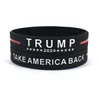 Trump Silicone Bracelet Black Blue Wristband Party Favor