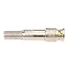 Connecteur mâle BNC Coaxial RG59 plaqué or sans soudure avec connecteurs BNC à vis pour accessoires de sécurité de caméra CCTV