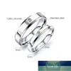 Semplici anelli di coppia in acciaio inox liscio per uomo donna romantica festa di nozze dito gioielli regalo regalo Dropshipping