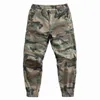 Trendy Brand 100% Cotton Men Camouflage Cargo Pants Loose Army Green Streetwear Jogger Pantalon Tactico Homme Pockets Trousers H1223