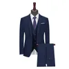 New fashion men's suit three-piece suit Slim business suit the first choice for successful people X0909