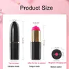 NXY Eggs Women Adult Product Discreet Lipstick Vibrator Electric Vibrating Jump Egg Waterproof Bullet Massage Sex Toy for women new 1203