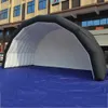 Free Ship custom size Inflatable Stage Tent Black Exhibition Cover Display Marquee For Outdoor Music Concert Events