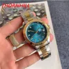 Montre de Luxe Mens Automatisk kvarts Tre Pins Rörelse Klocka Män Klänning Full Rostfritt Stål Sapphire Vattentät Armbandsur