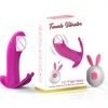 Kanin vibratorer för kvinnor kvinnlig masturbator mini docka sex leksaker anal plug dildo vibrator vagina nippel fjärrkontroll y201118