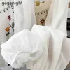 Sexy gaas holle vrouwen chiffon blouses borduurwerk patchwork bloemen o hals shirt chique Koreaanse blusas uitloper tops 210601