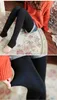 Autumn Winter Thick Leggings Fashion Slim Pants Lady fleece Warm Leggings Casual Black Shiny Colorful High Waist Leggings 350g 211117