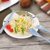 Пшеничная солома пластиковая посуда ложка вилка для еды палочки для еды Портативные туристические приборы Коробка посуды Посуда для детей WLL480