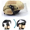 Goggles Lens Outdoor Paintball Shooting Face Protection Gear Tactical Fast Accessory Wing Side ARC Rail Helmet Rail Mount Len NO01-166