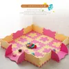 Tapis de jeu EVA avec clôture Baby Puzzle Tapis de sol Tapis pour enfants Exercices rampants Coussin Enfants Chambre Décoration Couleur aléatoire 210320