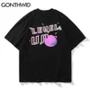 Негабаритные футболки Tee Streetwear Старинные игровые консоли Thishirts Harajuku Hip Hop Повседневная хлопчатобумажная рукава футболки Tops 210602