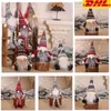 Вечеринка рождественские украшения украшения вязаные плюшевые гноме кукла дома декор стена подвесной праздничный праздник детские куклы подарки