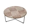 Living Room Furniture Round Vinyl Flannel Backed Table Cover Elastic Edge Tablecloth For 37-55" Table