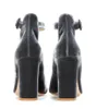 Sexy Women Mary Janes Velvet Round Toe Pumps Ladies Chunky High Heels Ankle Strap Buckle Party Dress Shoe Euro 42 Shoes
