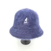 Quality Korean Men Women Bucket Hats Angola Pure Rabbit Fur Fisherman Hat Dome Cap Streetn