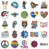 10/50PCS Funny Hippie Style Stickers Graffiti Cartoon Decals DIY Skateboard Guitar Laptop Motorcycle Kid Sticker Toy Gift Car