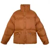 Abajo de algodón de algodón de manga larga de invierno de invierno de espesamiento coreano female suelto chaqueta hembra 210607