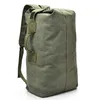 Grande Capacité 2 Taille Hommes Femmes Sport Voyage Gym Militaire Tactique Escalade Sac À Dos Sacs Toile Seau Épaule Sac De Sport Mâle Q0705