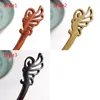 Handmade Hollow Out Hair Pin Butterfly Desigh Sticks Red/Green/Ebony Sandalwood Headpeice Headdress Accessories JL Clips & Barrettes