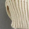 Blsqr Turtleneck Bez rękawów Sweter z dzianiny Streetwear Casual Kamizelka Solidna Spring 210430