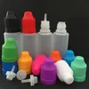 Mjukt stil PE Needle Bottle Lång Tunn Tips Mjukt röktillbehör Medicinsk certifierad 3 5 10 15 20 30 ml Barnförebyggande Tom plast för E-flytande juice Bottl Partihandel