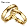 Cluster-Ringe Zorcvens 2021 Vintage-Wolframkarbid-Hochzeit für Paare Solid Gold-Color-Liebhaber-Verlobungs-Schmuck-Geschenke
