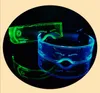 Louilles lumineuses luminaires luminaires néon Halloween Party Bril flashing Light Glow Sunglasses Glass Festival Fournitures Costumes V8401577